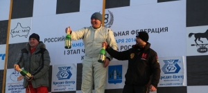 Евгений Аксаков стал победителем I этапа Чемпионата России по зимним трековым гонкам «Мороз-2015»